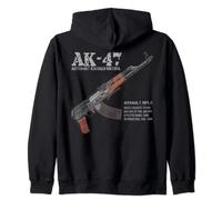AK-47 Fusil d'assaut russe AK Kalashnikov Pan coupé Graphique Sweat à Capuche