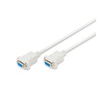 [AK-610100-030-E] Digitus Câble Null-Modem connection D-Sub9 F/F 3 m