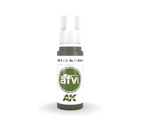 AK Acrylics 3Gen AFV AK11386 S.C.C. No.15 Olive Drab (17ml)