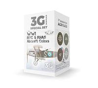 AK Acrylics 3Gen AIRCRAFT SET AK11711 WWI RFC & RNAS. British Aircraft Colors SET 3G (4x17ml)