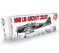 AK Acrylics 3Gen AIRCRAFT SET AK11737 WWII IJN Aircraft Colors SET 3G (8x17ml)