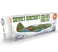 AK Interactive – Acryliques 3Gen AK11740 – Couleurs soviétiques 1930–1941 – 8x17 ml