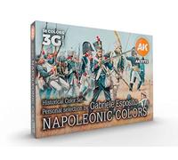 AK Acrylics 3Gen AK11772 HISTORICAL COLOR SET: NAPOLEONIC COLORS - SIGNATURE SET ESPOSITO (18x17ml)