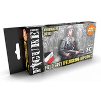 AK Interactive Set peinture acrylique 3Gen AK11627 Uniformes German Field Grey – 6 x 17 ml