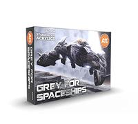 AK Acrylics 3Gen SET AK11614 GREY FOR SPACESHIPS SET (6x17ml)