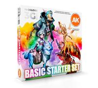 AK Acrylics 3Gen Set AK11775 Basic Starter Set (14x17ml)