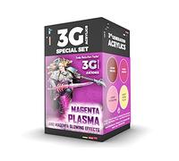 AK Interactive Coffret acrylique 3Gen WARGAME AK1068 Magenta Plasma et Effet lumineux (4x17 ml)