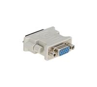 AK-AD-12 - Adaptateur vidéo - DVI-I (M) pour 15 pin D-Sub (DB-15) (F) - vis moletées - blanc