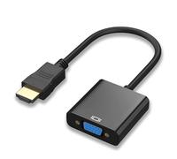 AK Adaptateur HDMI vers VGA (mâle vers Femelle), Convertisseur Unidirectionnel HDMI vers VGA pour Ordinateur, Bureau, Portable, PC, Moniteur, Projecteur, HDTV, Xbox, Chromebook, Roku, Xbox et Plus