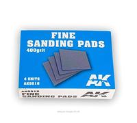 AK AK9018 Fine Sanding Pads 400 Grit (4pcs)