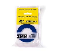 AK AK9182 Blue Masking Tape for curves 2mm