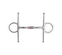 AK AKRS-2612 Mors d'équitation rotatifs à double cooper Argenté 14 cm