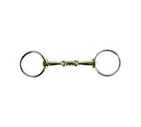 AK Anneau lâche Losange double brisure avec tête tapper en argent allemand Mors d'équitation Horse Bits AKRS-2607 (5.25'', German/Silver)