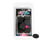 AK BASES AK1101 PLASTIC WARGAME BASES - ROUND BASE 25mm (10pcs)