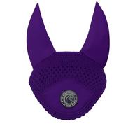 AK Bonnet Anti-Mouches pour Chevaux - Oreilles en Lycra Doux, Crochet Serré, Ajustement Confortable - Bonnet Équestre pour Chevaux de Sport AKRS-6069-01 (Violet, Full / (L))