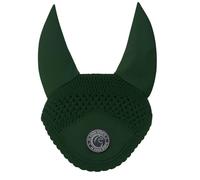 AK Bonnet Anti-Mouches pour Chevaux - Oreilles en Lycra Doux, Crochet Serré, Ajustement Confortable - Bonnet Équestre pour Chevaux de Sport AKRS-6069-01 (Vert forêt, X-Full / (XL))