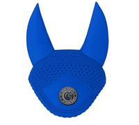 AK Bonnet Anti-Mouches pour Chevaux - Oreilles en Lycra Doux, Crochet Serré, Ajustement Confortable - Bonnet Équestre pour Chevaux de Sport AKRS-6069-01 (Bleu, Pony / (S))