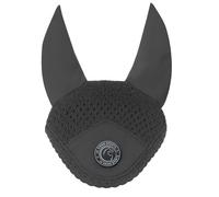 AK Bonnet Anti-Mouches pour Chevaux - Oreilles en Lycra Doux, Crochet Serré, Ajustement Confortable - Bonnet Équestre pour Chevaux de Sport AKRS-6069-01 (Gris foncé, COB / (M))