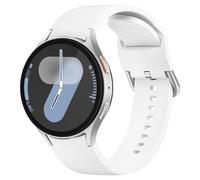AK Bracelet Compatible avec Samsung Galaxy Watch 7/6/5 40mm 44mm/5 Pro 45mm, Silicone Soft pour Watch 6 Classic 43mm 47mm - 20mm Sport pour Femme et Homme (Blanc)