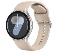 AK Bracelets Compatible avec Samsung Galaxy Watch 7/6/5 40mm 44mm/Watch 5 pro 45mm, Bracelet Silicone Soft pour Galaxy Watch 6 Classic 43mm 47mm Bracelet Montre 20mm Sport Femme Homme (Thé au Lait)