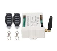 AK-C211008 Commutateur de Télécommande de Relais, Module de Relais 4 Canaux, Télécommande RF sans Fil DC12-36V 433MHz pour Contrôle Industriel