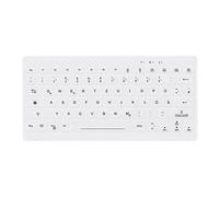 AK-C4112 - Clavier - médical - compact - rétroéclairé - USB - QWERTZ - Allemand - blanc