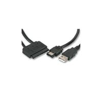 AK-CBSA03-80BK AKASA Câble, 6.3cm SATA HDD - Esata , Flexstor