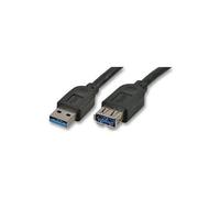 AK-CBUB02-15BK AKASA Câble, USB 3.0, A Mâle - A Femelle, 1.5M