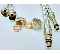 AK contention Connecteurs flexibles Queue de robinet monobloc M12 x 15 mm x 500 mm