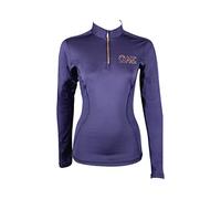 AK Dream Couche de Base d'équitation à Manches Longues Chemise Couche de Base à Manches Longues AKRS-6055-01 (FR/ES, Numérique, 34, Taille Normale, Taille Normale, XS, Noir)