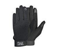 AK Ever Last Micro Suède Gant d'équitation Toutes Saisons Horse Riding Gloves AKRS-5298 (Black, M)