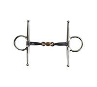 AK Full Cheek Mors d'équitation avec losange Cooper avec embouchure en fer à sueur Horse Bits AKRS-2614 (5.75'', Blue/Silver)