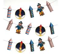 AK Giftshop Guy Fawkes Lot de 15 guirlandes de fanions pour feux d'artifice et feux d'artifice - Ruban de 2,5 m