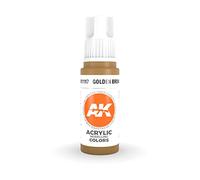 AK Interactive 3ème génération Acrylic Golden Brown 17 ml