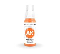 AK Interactive Peinture acrylique 3rd Gen Clear Orange 17 ml