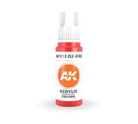 AK Interactive Peinture acrylique 3rd Gen Rouge transparent 17 ml