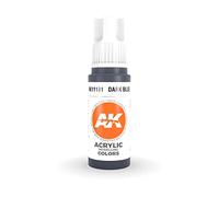 AK Interactive – Peinture acrylique 3e génération Bleu foncé – 17 ml