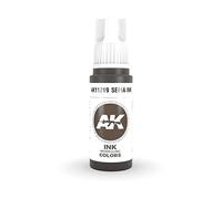 AK Interactive 3rd Gen Acrylic Sepia Ink 17ml