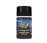 AK-Interactive AK 069 Streaking Grime pour vhicules Panzer Grey - Pot de 35 ML / 1,18 Fl.Oz - Peintures et outils de modlisme # AK-069