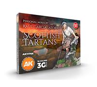 AK-Interactive AK Acrylics 3Gen AK11766 SCOTTISH TARTANS - SIGNATURE SET BY RAÚL GARCÍA LATORRE (18x17ml)