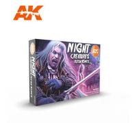 Ak Interactive Ak11602 Tons De Peau Créatures Nocturnes 6x17ml-Ak Interactive Ak11602 Tons De Peau Créatures Nocturnes 6x17ml (Ak Interactive)
