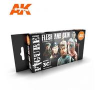 AK Interactive AK11621 Set Couleurs Chair et Peau (The Original Selection) 6x17ml
