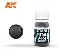 Ak Interactive Ak483 Xtreme Metal Gun Metal 30ml-Ak Interactive Ak483 Xtreme Metal Gun Metal 30ml (Ak Interactive)