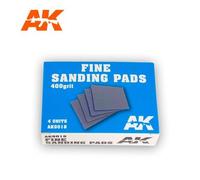 Ak Interactive Ak9018 Éponge De Ponçage Fins - Grain 400 (4 Pcs)-Ak Interactive Ak9018 Éponge De Ponçage Fins - Grain 400 (4 Pcs) (Ak Interactive)