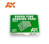 Ak Interactive Ak9019 Éponge De Ponçage Super Fins - Grain 800 (4 Pcs)-Ak Interactive Ak9019 Éponge De Ponçage Super Fins - Grain 800 (4 Pcs) (Ak Interactive)