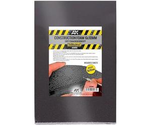 AK Interactive Construction Foam 10mm Blue Foam High Density 195x295mm - Décor Modélisme