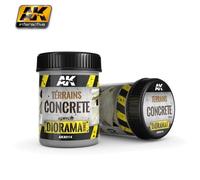 Ak Interactive Dioramas - Terrains Concrete (250 Ml) (Base Acrylique)