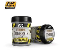 Ak Interactive Dioramas - Terrains Concrete (250 Ml) (Base Acrylique)