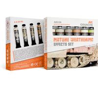 Ak Interactive Gouache - Nature Weathering Effects Set (Set de 6 Ref.)