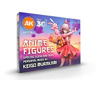 AK Interactive Keigo Murakami AK11765 Kit de Peinture Acrylique 3G - Figurines d'anime spéciales Chair et Peaux de Peau Noir